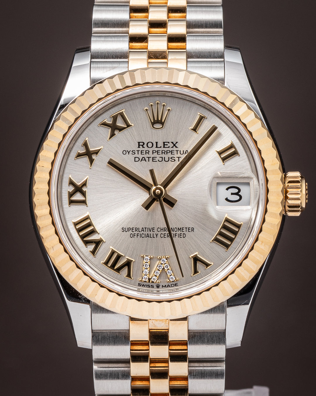 Rolex Stainless Steel and 18k Yellow Gold Women's Datejust (278273)