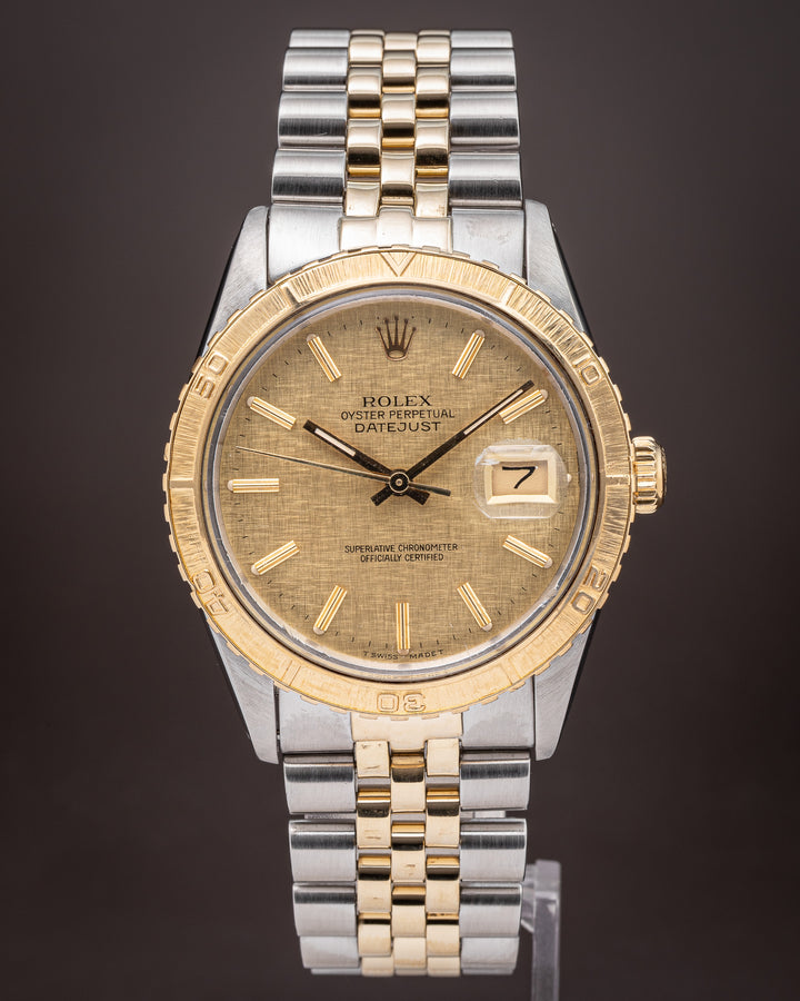 Rolex Stainless Steel and 18k Yellow Gold Datejust Turn-o-Graph (16253)