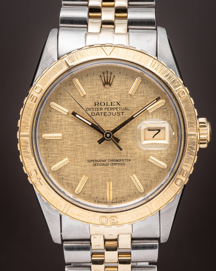 Rolex Stainless Steel and 18k Yellow Gold Datejust Turn-o-Graph (16253)