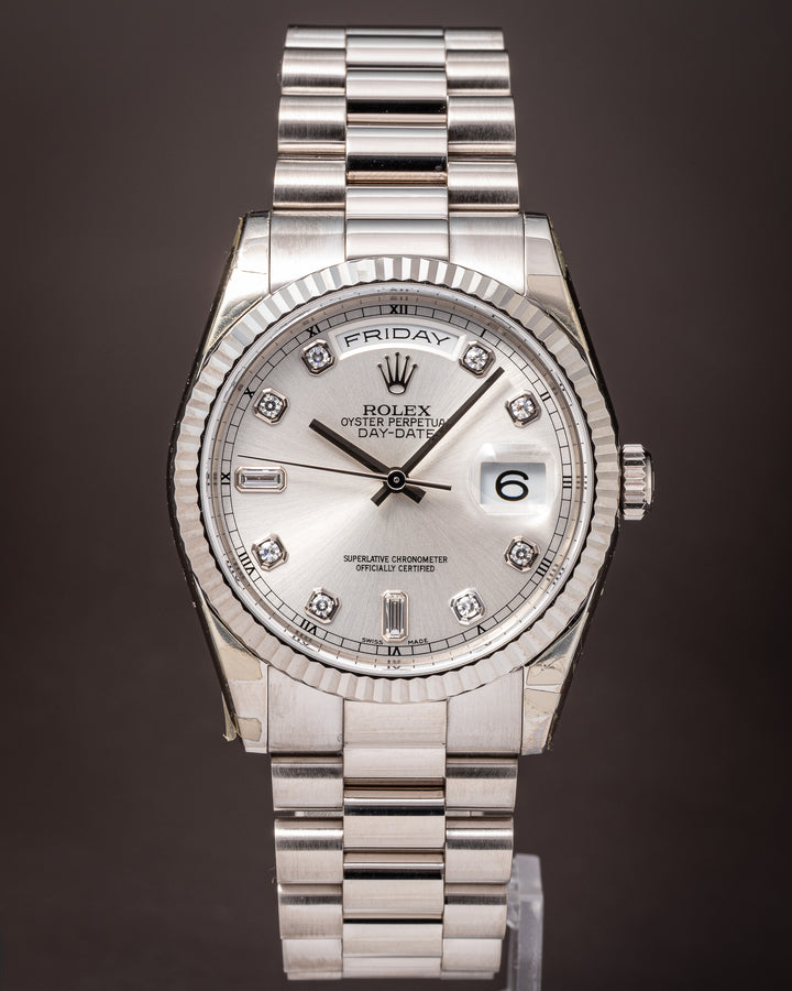 Rolex 18k White Gold Day-Date (118239)