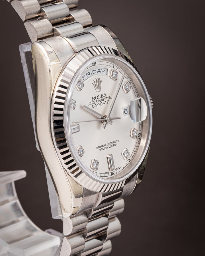 Rolex 18k White Gold Day-Date (118239)