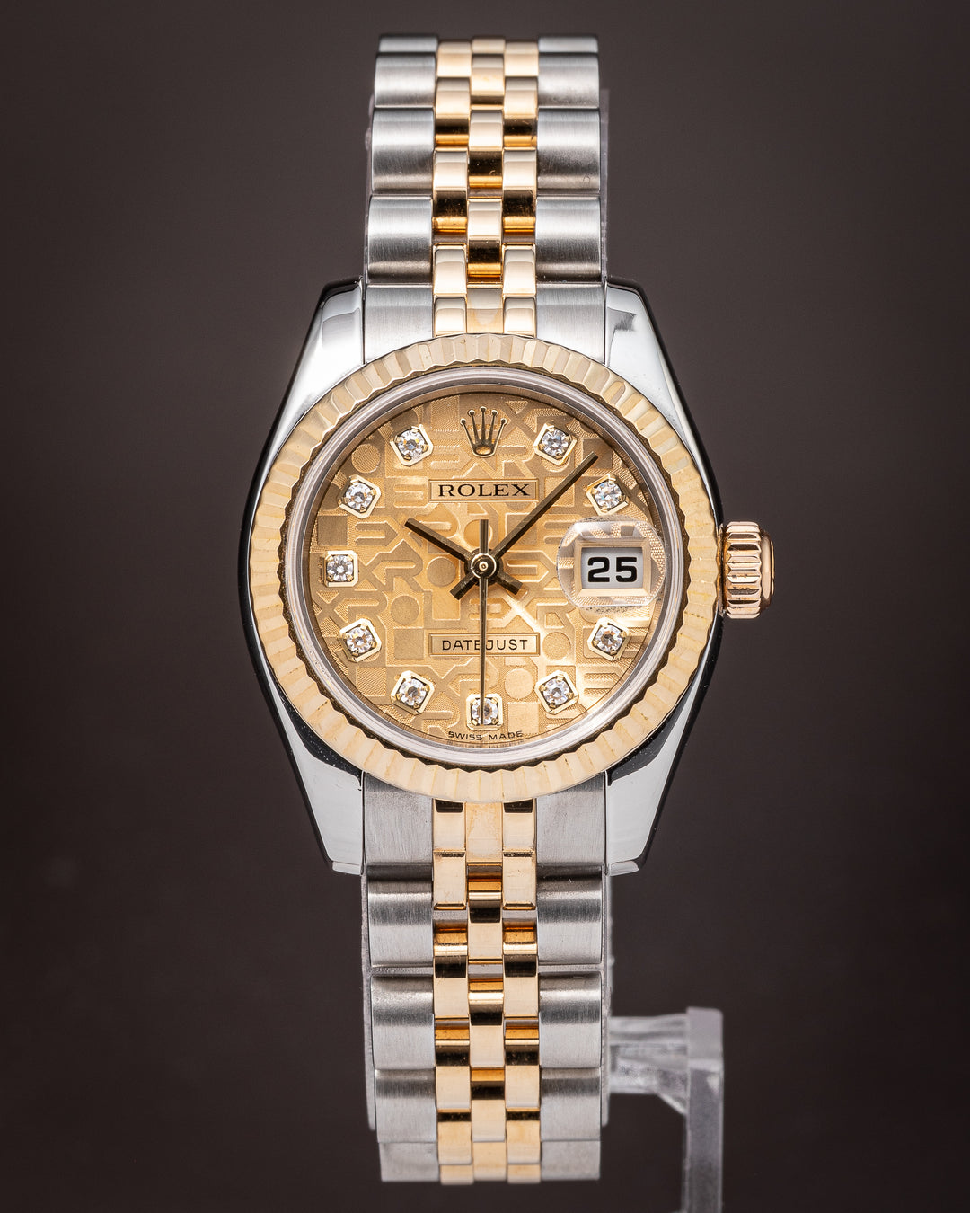 Rolex Stainless Steel and 18k Yellow Gold Women's Datejust (179173)