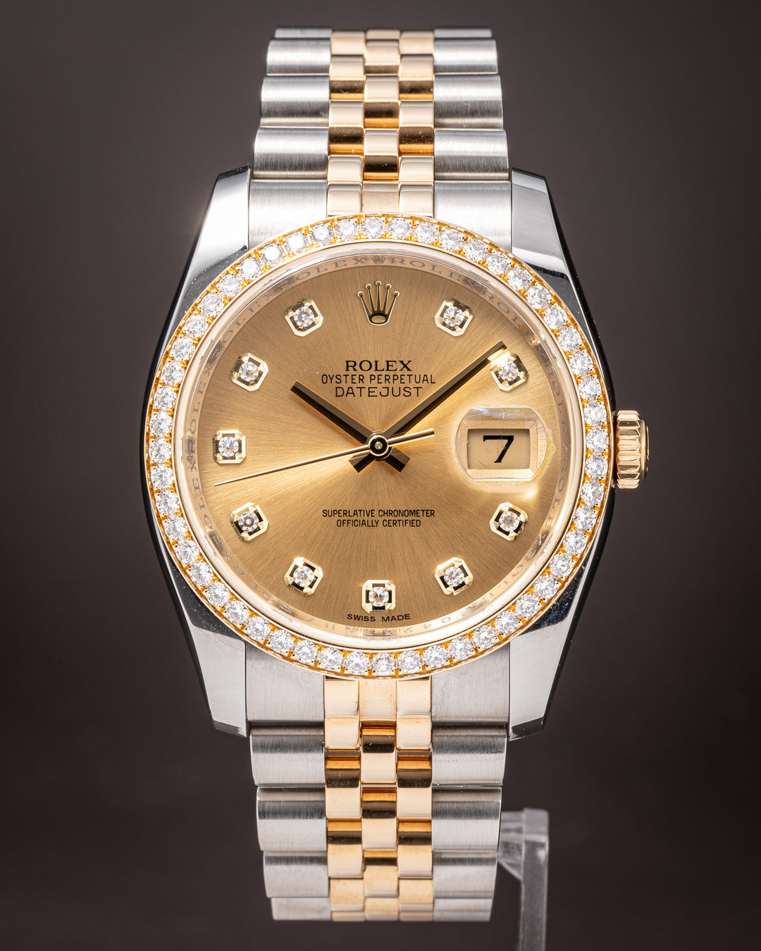 Rolex Stainless Steel and 18k Yellow Gold Datejust (116243)