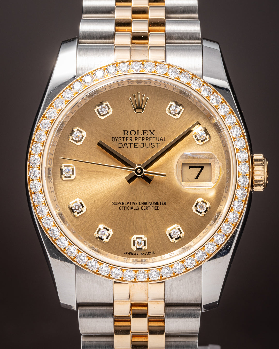 Rolex Stainless Steel and 18k Yellow Gold Datejust (116243)