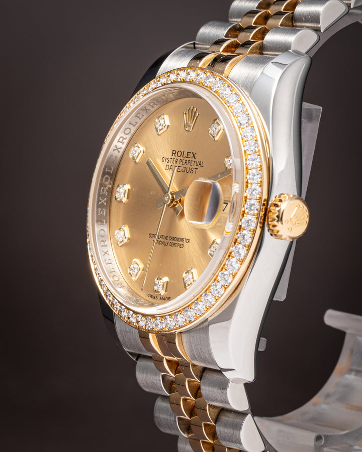 Rolex Stainless Steel and 18k Yellow Gold Datejust (116243)