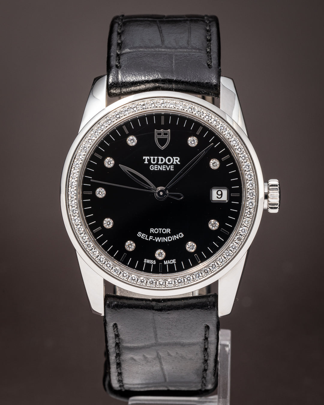 Tudor Stainless Steel Glamour Date 36 (55020)