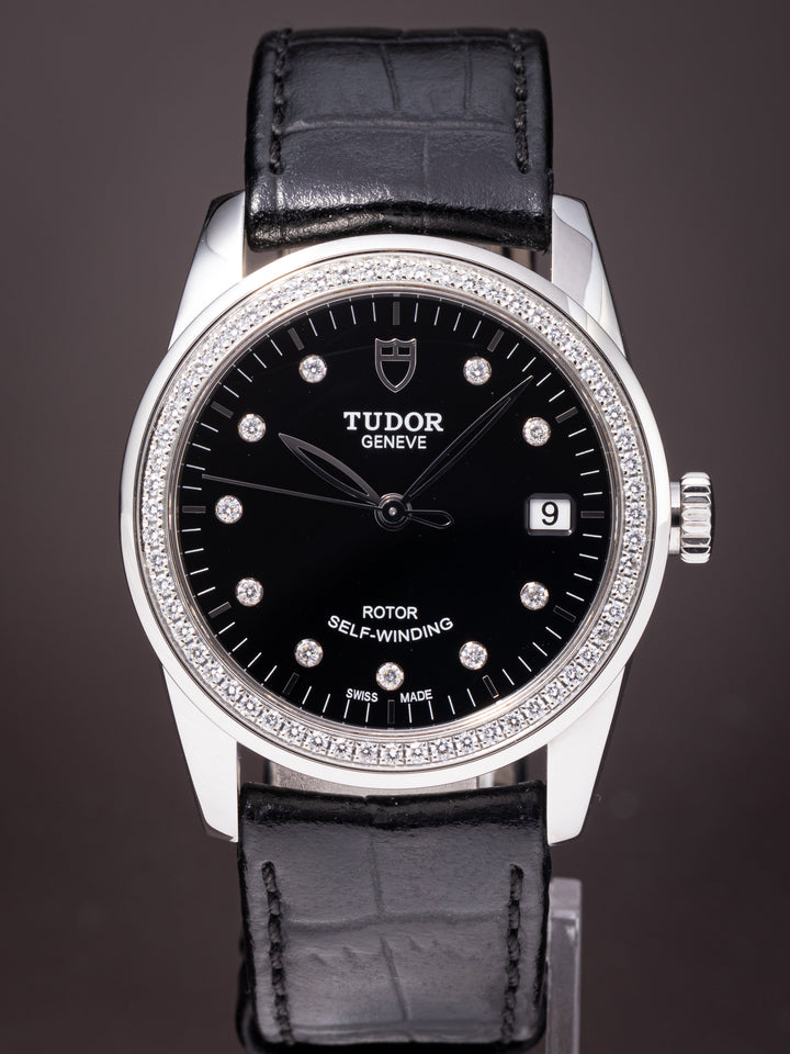 Tudor Stainless Steel Glamour Date 36 (55020)
