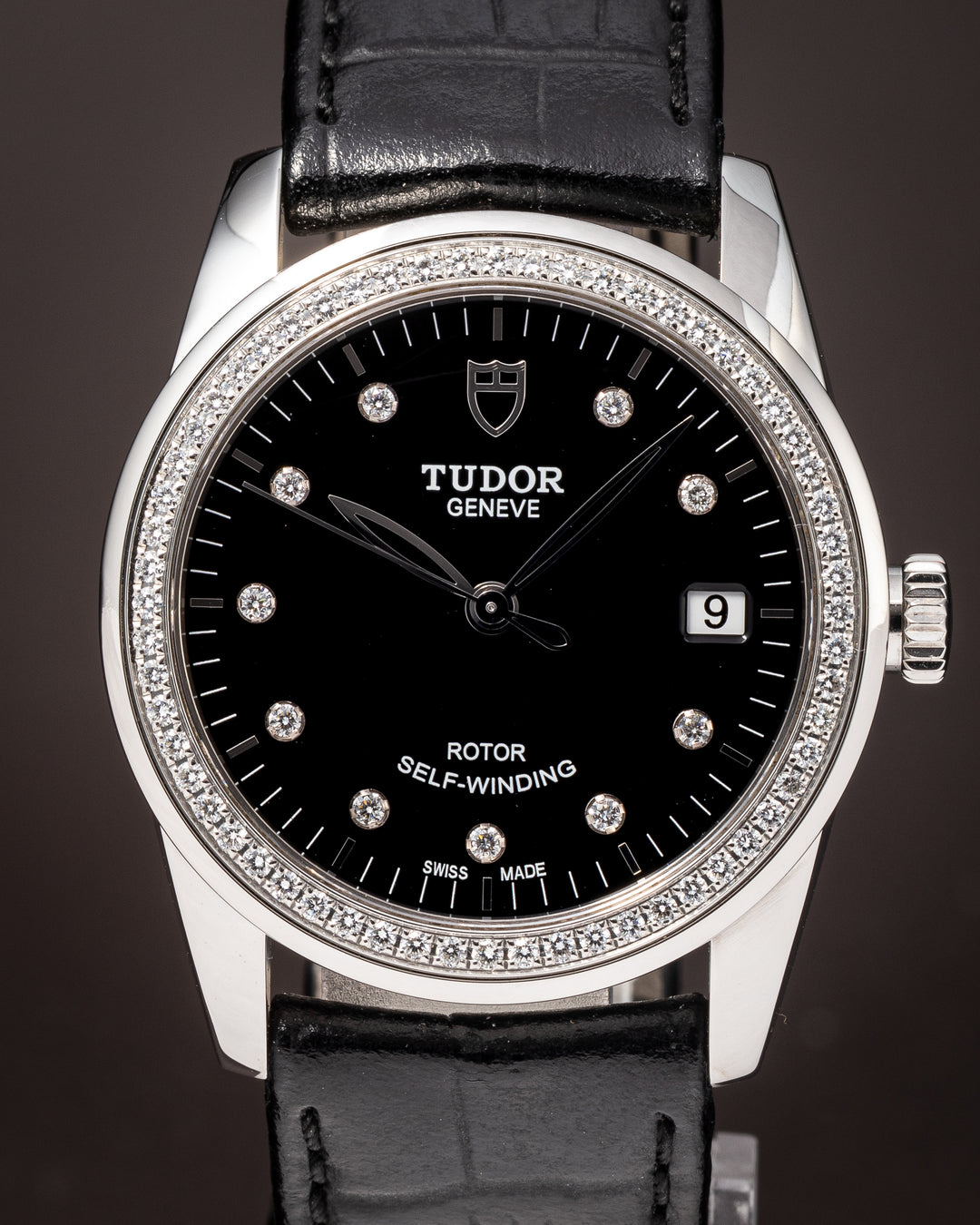 Tudor Stainless Steel Glamour Date 36 (55020)