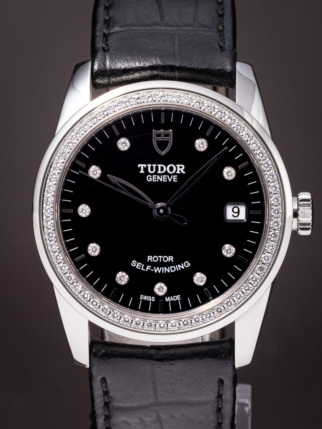 Tudor Stainless Steel Glamour Date 36 (55020)