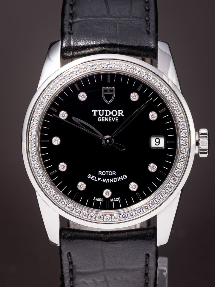Tudor Stainless Steel Glamour Date 36 (55020)