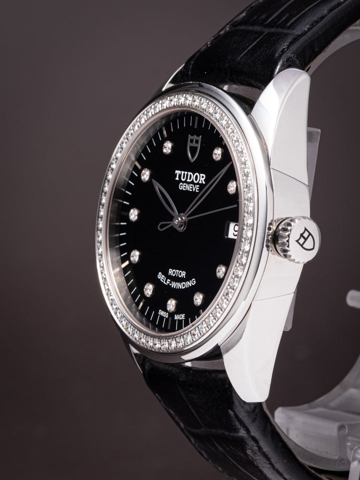 Tudor Stainless Steel Glamour Date 36 (55020)