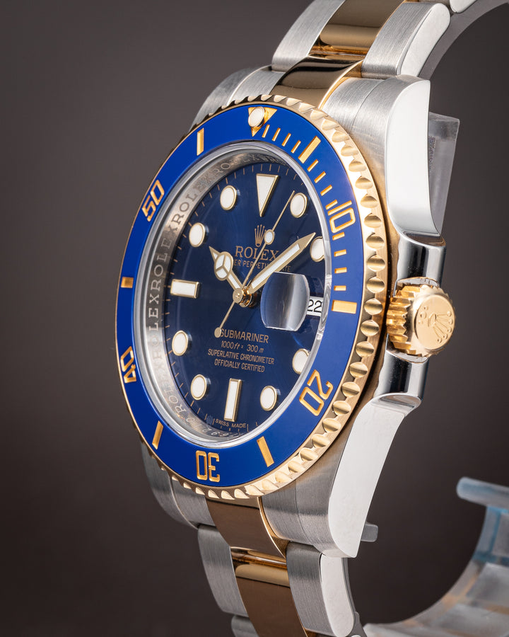 Rolex Stainless Steel and 18k Yellow Gold Submariner Date (116613LB)