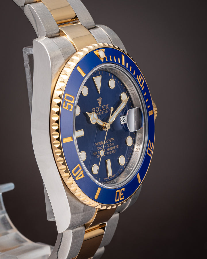 Rolex Stainless Steel and 18k Yellow Gold Submariner Date (116613LB)