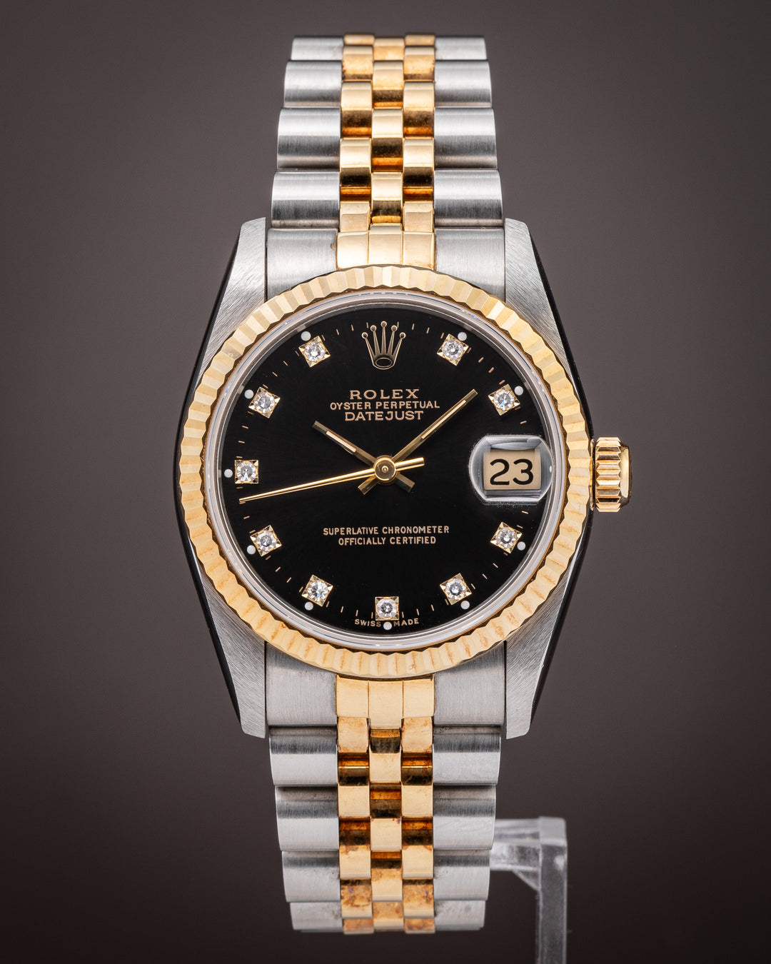 Rolex Stainless Steel and 18k Yellow Gold Women's Datejust (68273)