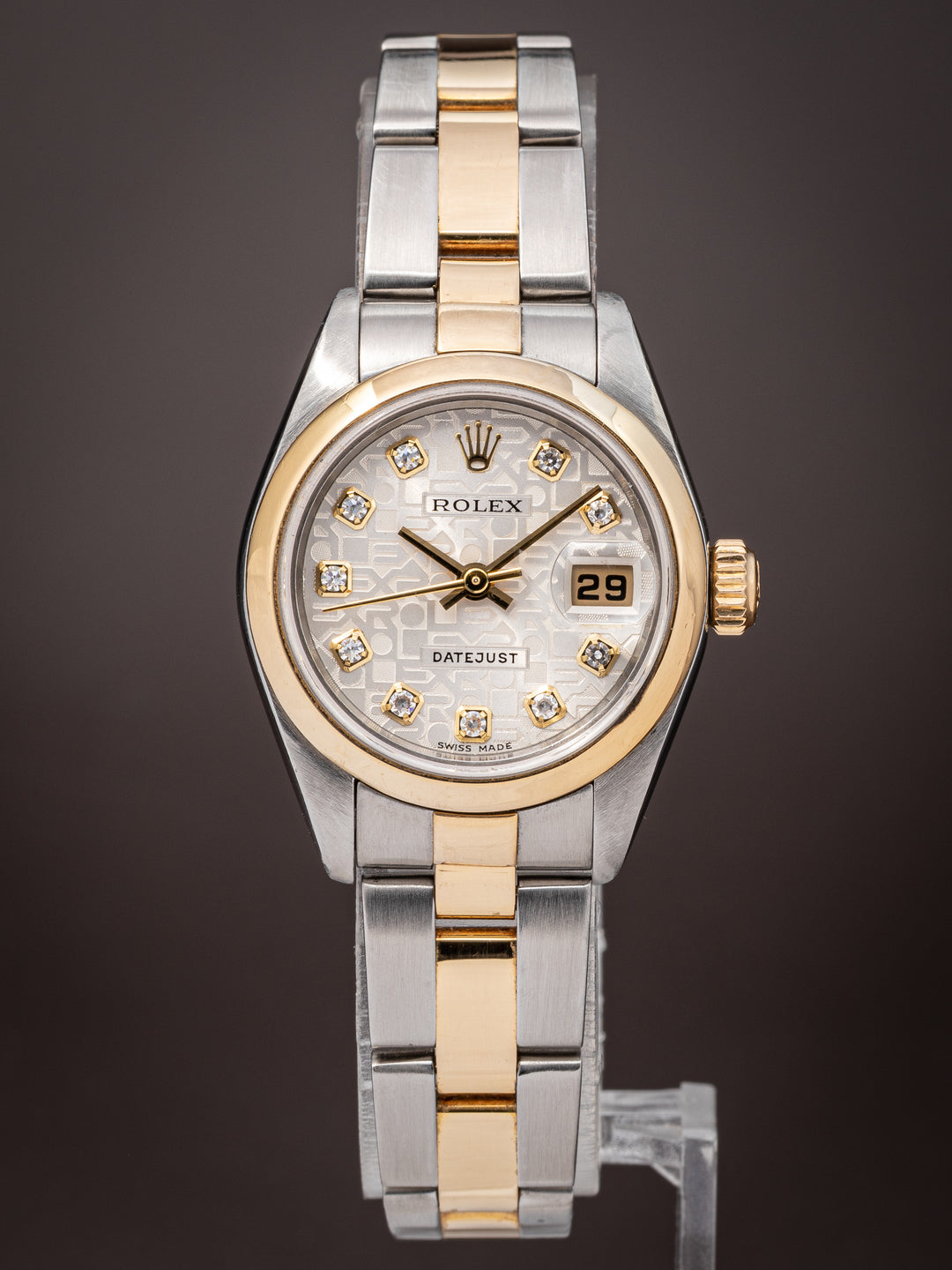 Rolex Stainless Steel and 18k Yellow Gold Women's Datejust (79163)