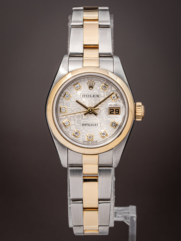 Rolex Stainless Steel and 18k Yellow Gold Women's Datejust (79163)