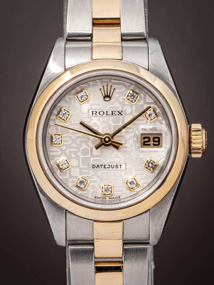 Rolex Stainless Steel and 18k Yellow Gold Women's Datejust (79163)