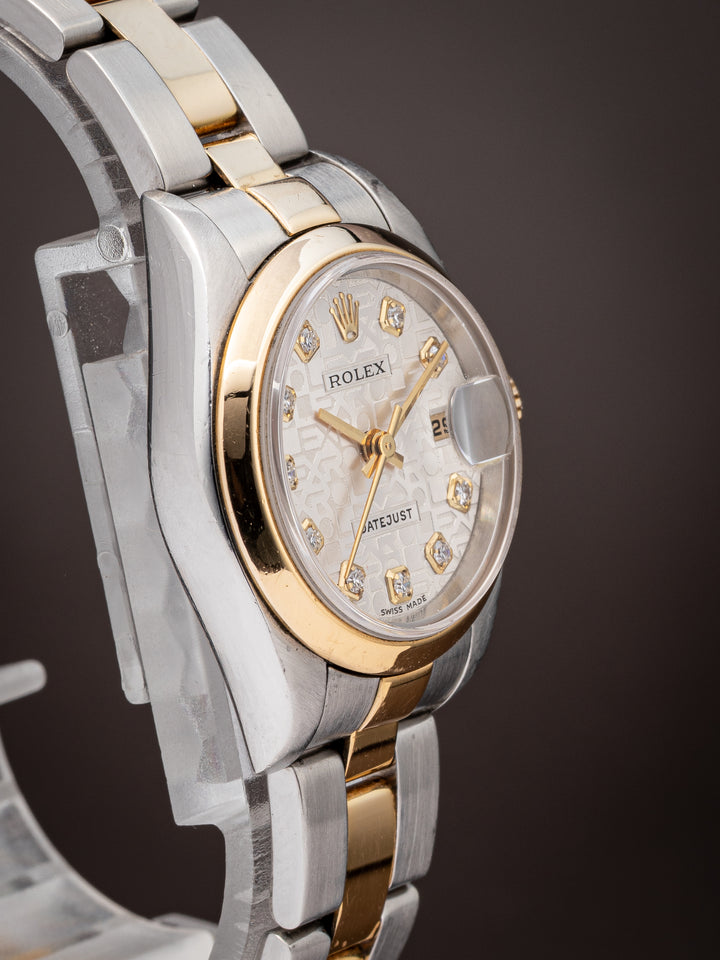 Rolex Stainless Steel and 18k Yellow Gold Women's Datejust (79163)