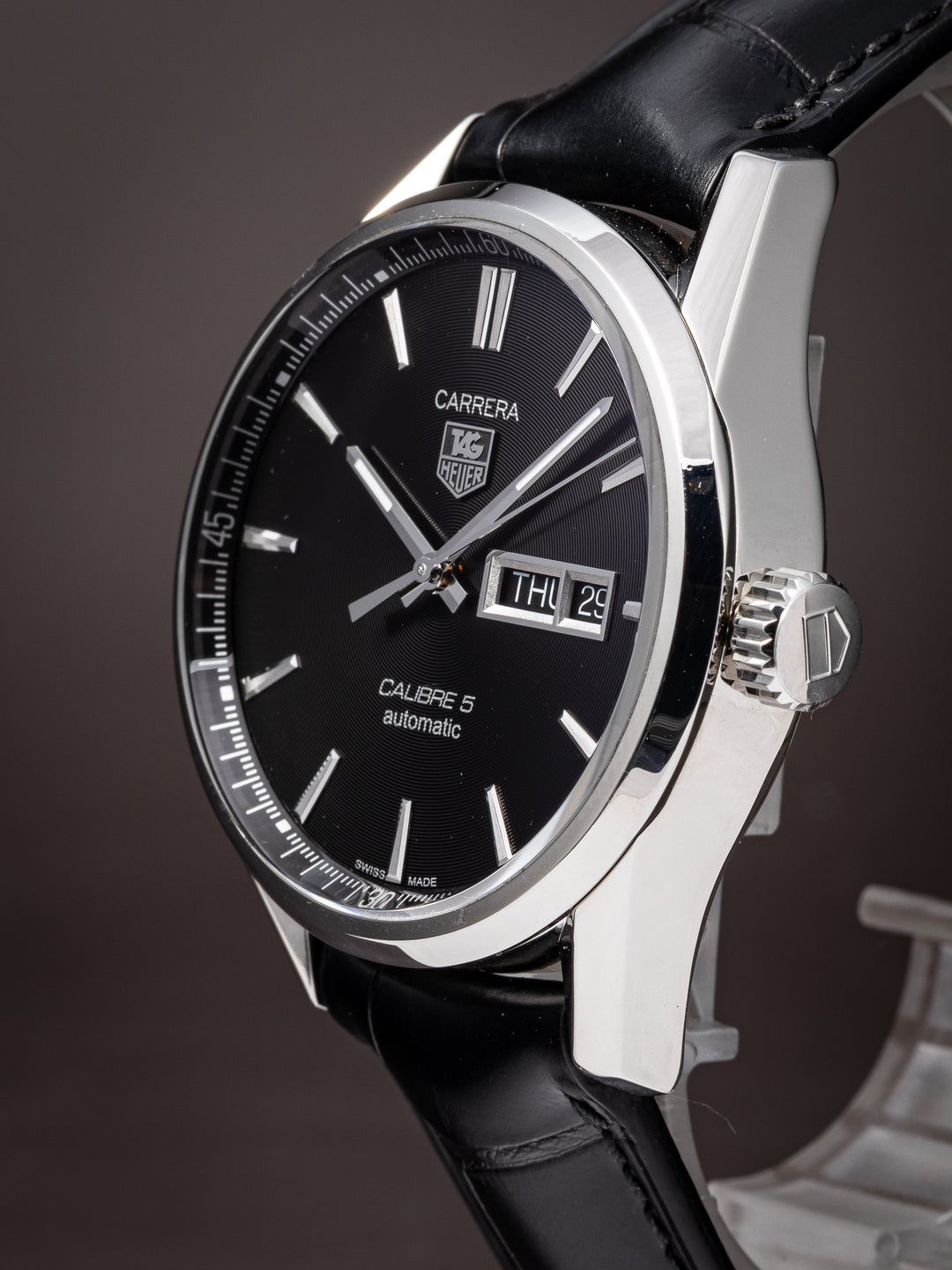 TAG Heuer Stainless Steel Carrera Calibre 5 (WAR201A-1)