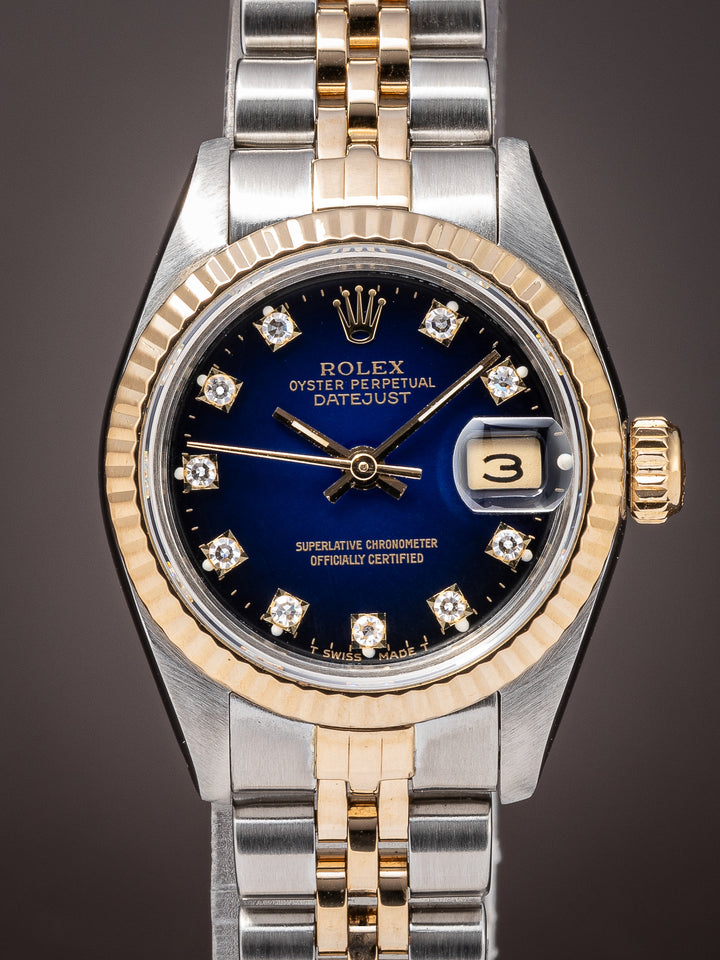 Rolex Stainless Steel and 18k Yellow Gold Women's Datejust (69173)