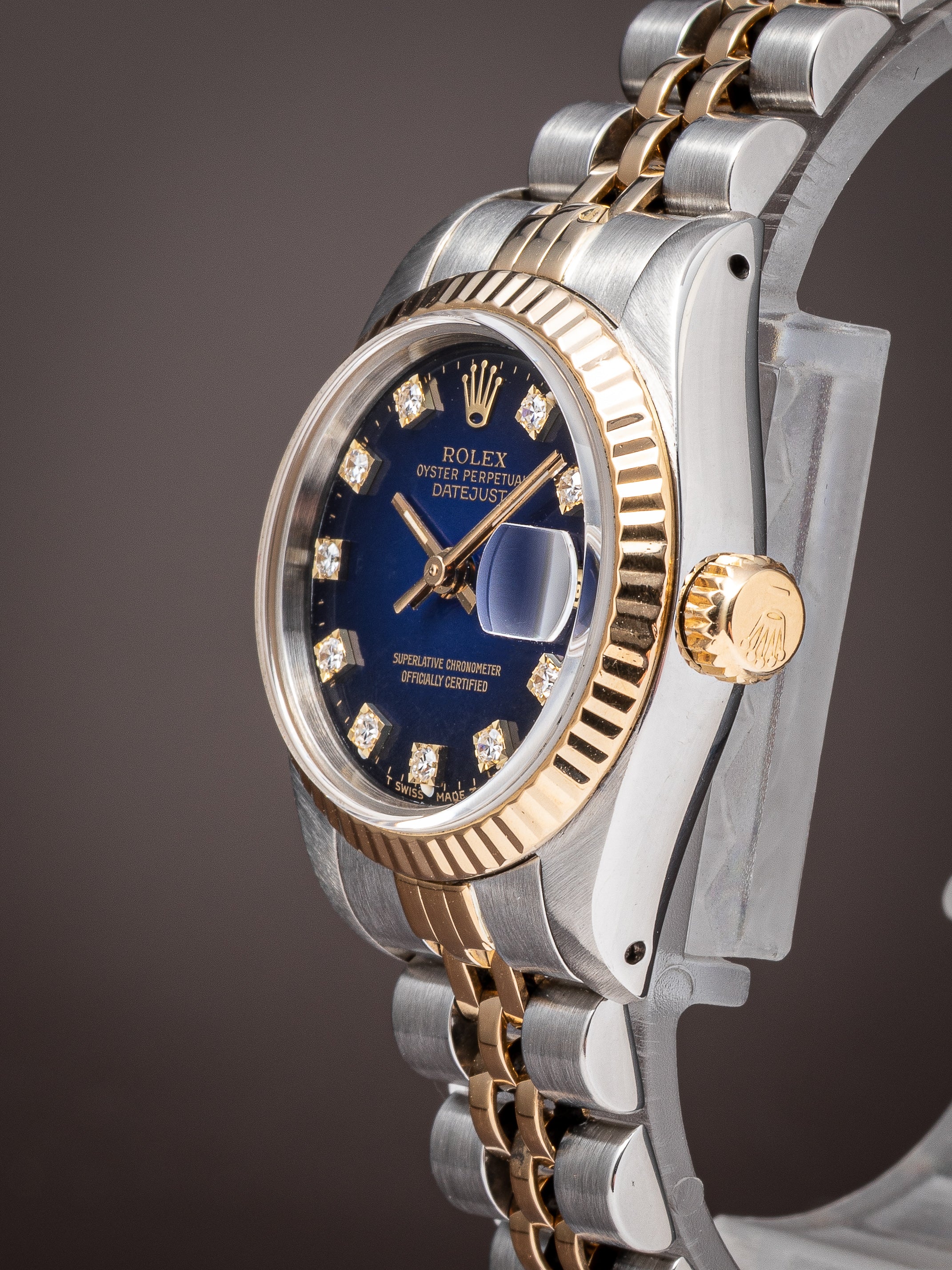 Rolex Stainless Steel and 18k Yellow Gold Women's Datejust (69173