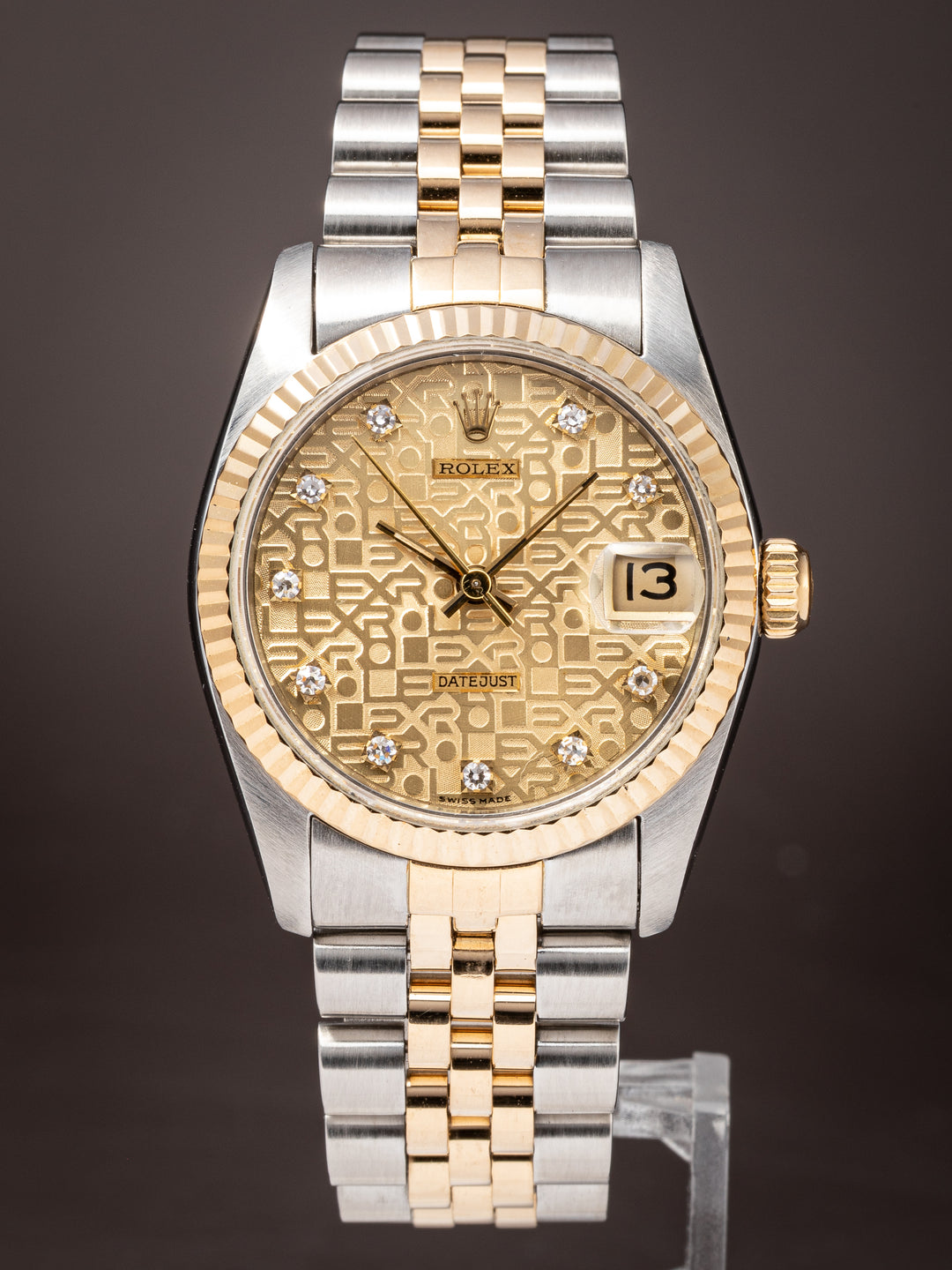 Rolex Stainless Steel and 18k Yellow Gold Women's Datejust (68273)