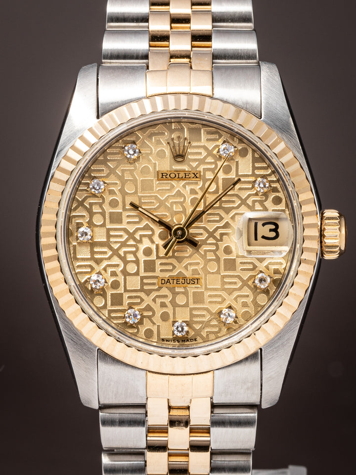 Rolex Stainless Steel and 18k Yellow Gold Women's Datejust (68273)