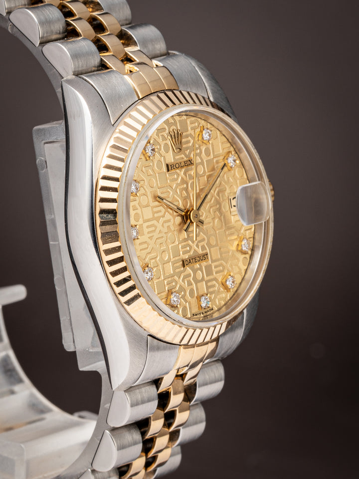 Rolex Stainless Steel and 18k Yellow Gold Women's Datejust (68273)