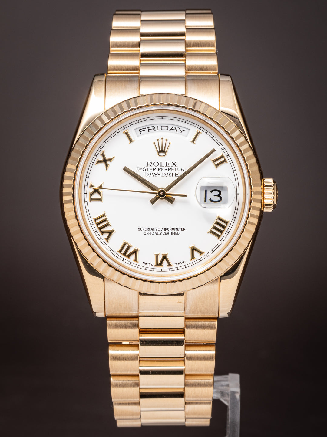 Rolex 18k Yellow Gold Day-Date (118238)