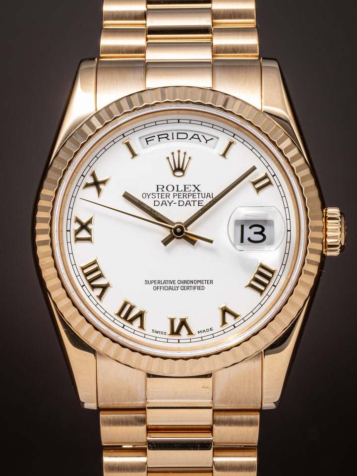 Rolex 18k Yellow Gold Day-Date (118238)