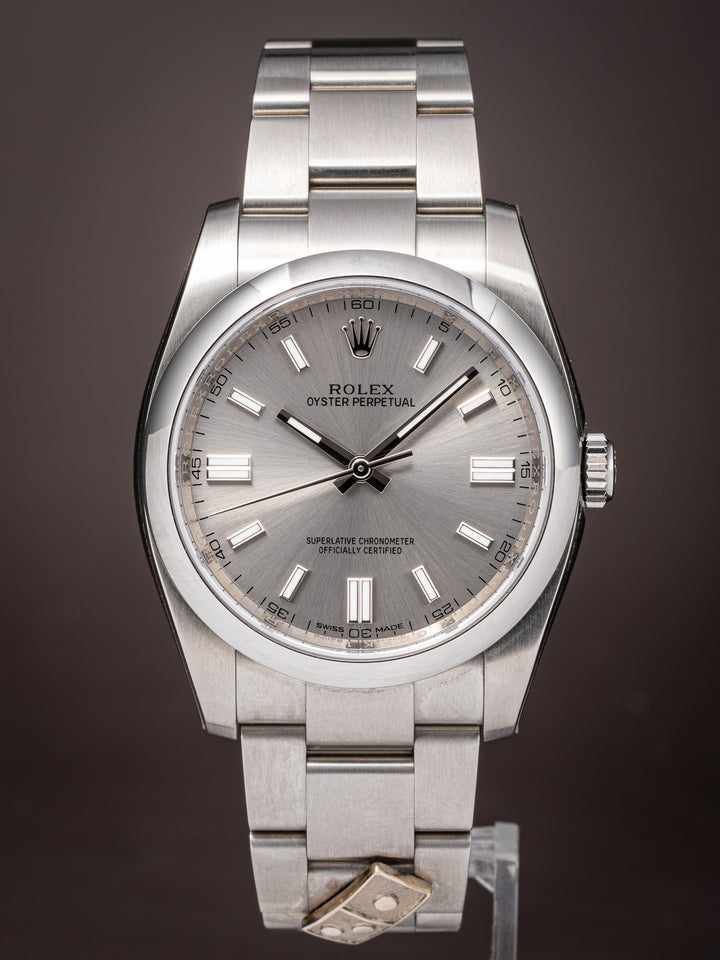 Rolex Stainless Steel Oyster Perpetual 36 "Domino's" (116000)