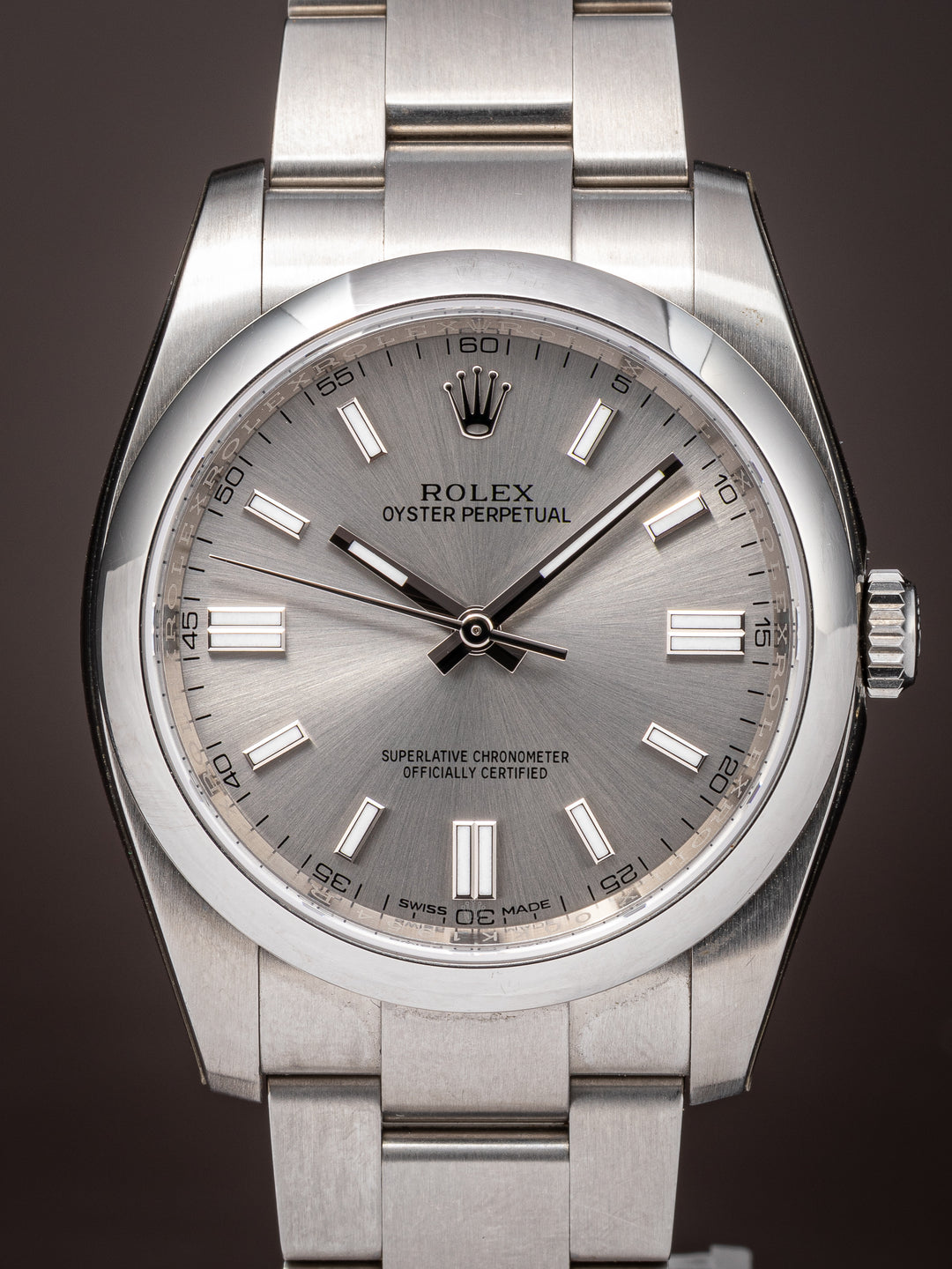 Rolex Stainless Steel Oyster Perpetual 36 "Domino's" (116000)