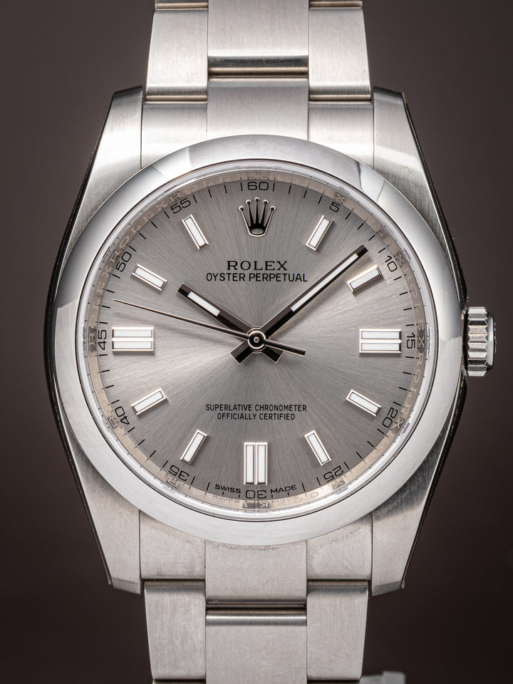 Rolex Stainless Steel Oyster Perpetual 36 "Domino's" (116000)