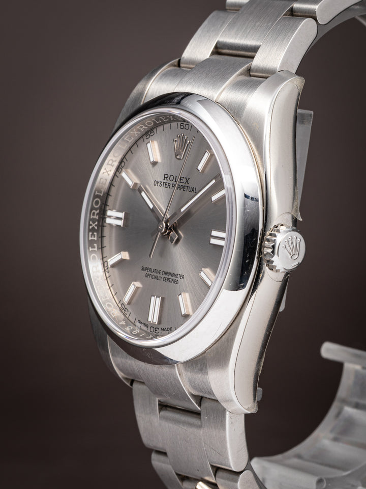 Rolex Stainless Steel Oyster Perpetual 36 "Domino's" (116000)