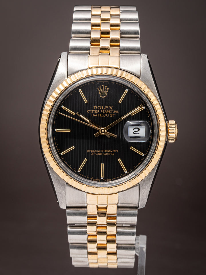 Rolex Stainless Steel and 18k Yellow Gold Datejust (16013)