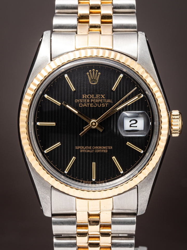 Rolex Stainless Steel and 18k Yellow Gold Datejust (16013)