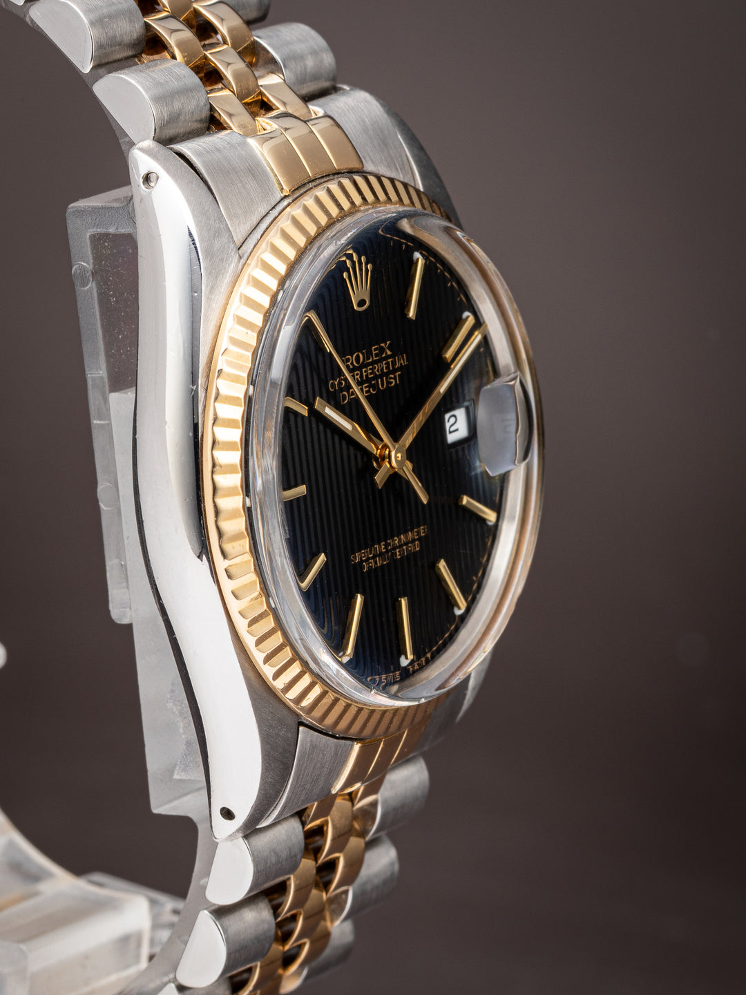 Rolex Stainless Steel and 18k Yellow Gold Datejust (16013)