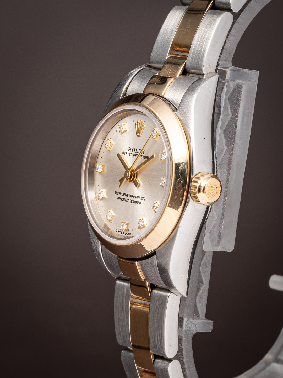 Rolex Stainless Steel and 18k Yellow Gold Women's Oyster Perpetual (76183)