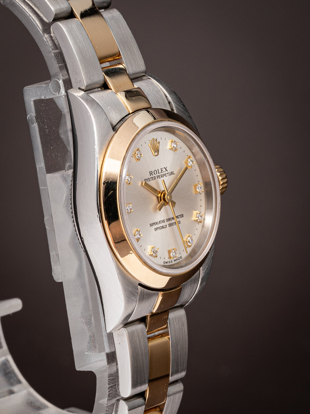 Rolex Stainless Steel and 18k Yellow Gold Women's Oyster Perpetual (76183)