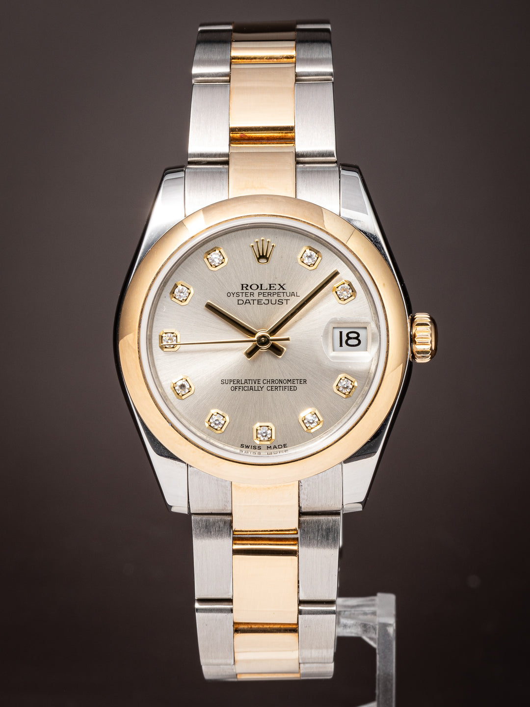 Rolex Stainless Steel and 18k Yellow Gold Women's Datejust (178243)