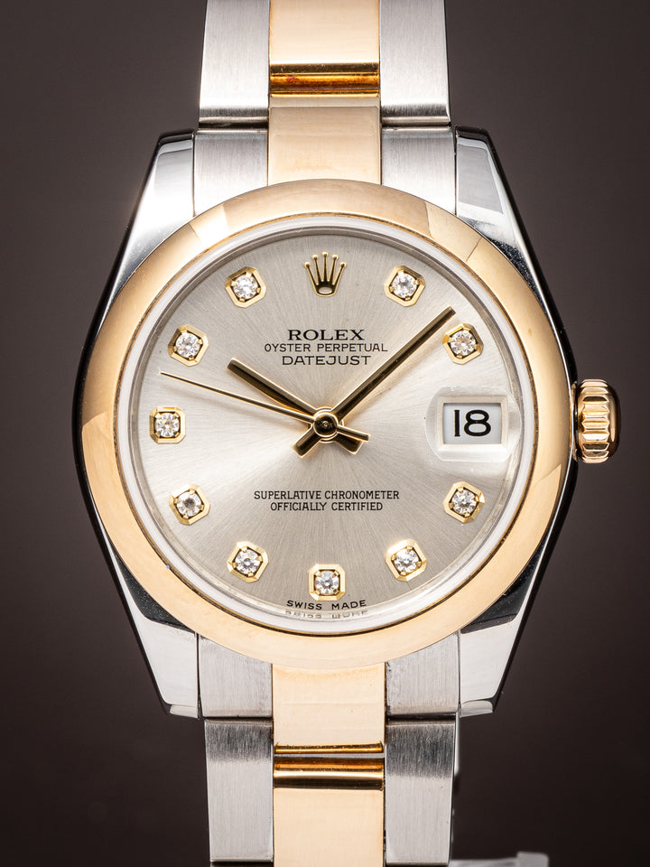 Rolex Stainless Steel and 18k Yellow Gold Women's Datejust (178243)