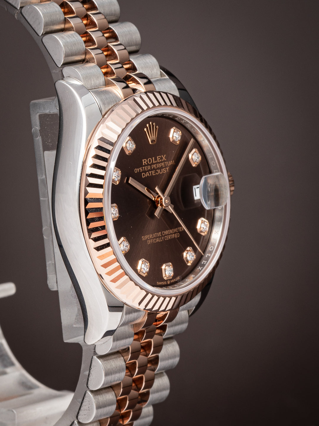 Rolex Stainless Steel and 18k Rose Gold Women's Datejust (278271)