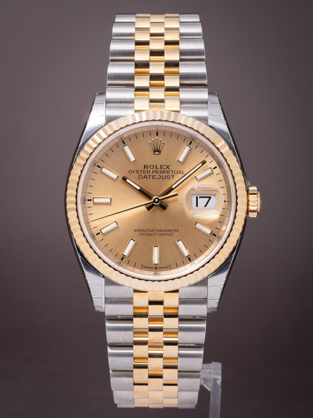 Rolex Stainless Steel and 18k Yellow Gold Datejust 36 (126233) *Unworn*