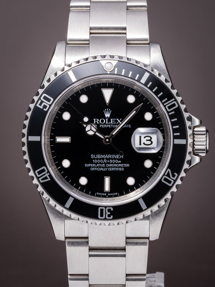 Rolex Stainless Steel Submariner Date (16610)