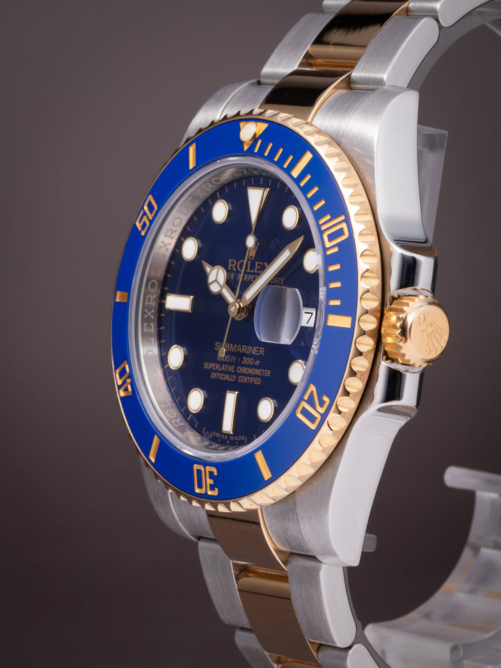 Rolex Stainless Steel and 18k Yellow Gold Submariner Date (116613LB)