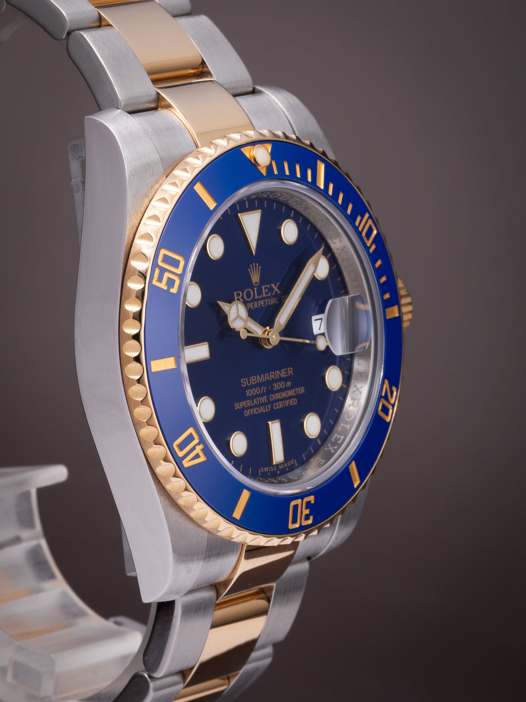 Rolex Stainless Steel and 18k Yellow Gold Submariner Date (116613LB)