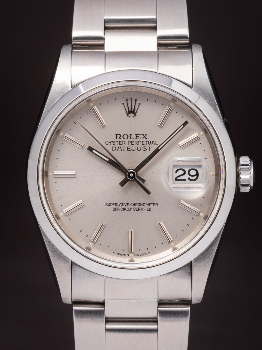 Rolex Stainless Steel Datejust (16200)