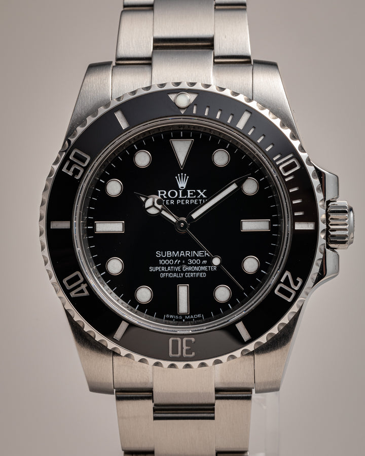 Rolex Stainless Steel Oyster Perpetual Submariner (114060)