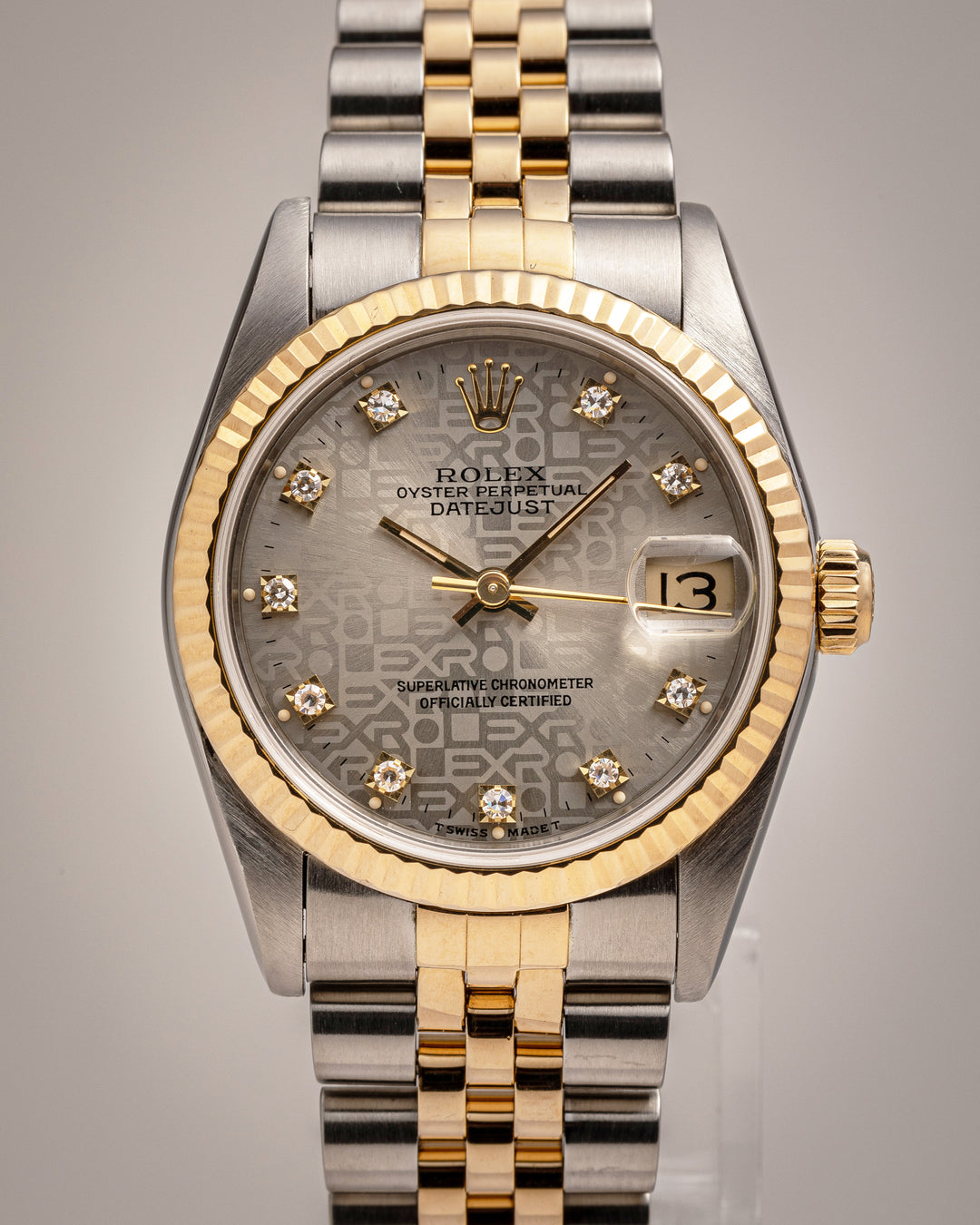 Rolex Stainless Steel and 18k Yellow Gold Datejust (68273)