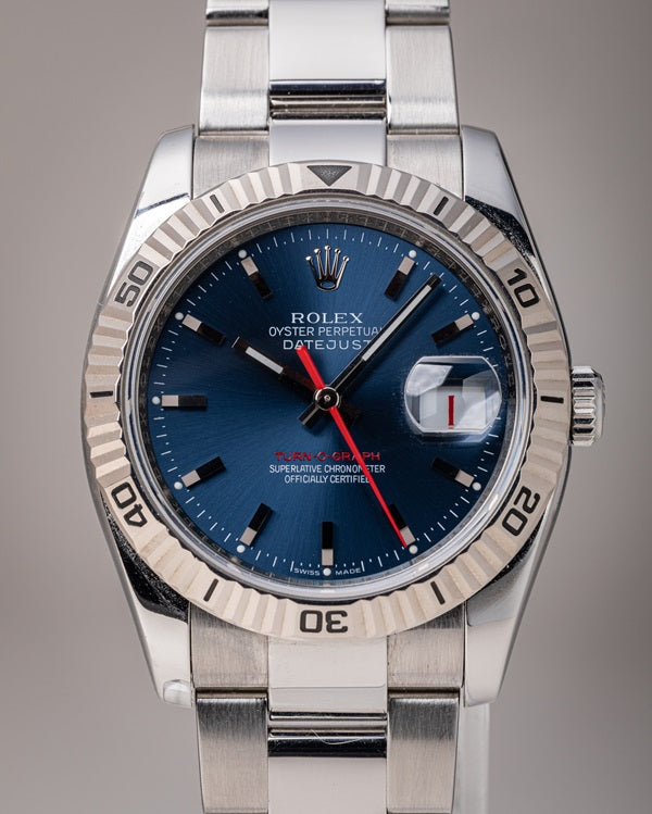 Rolex Stainless Steel Datejust Turn-o-Graph (116264)